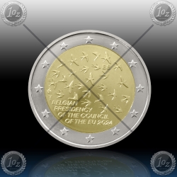 2 EVRO BELGIJA 2024 (PREDSEDOVANJE EU) UNC